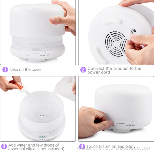 Waterless 500ML aroma cool mist diffuser/home air aroma diffuser humidifier